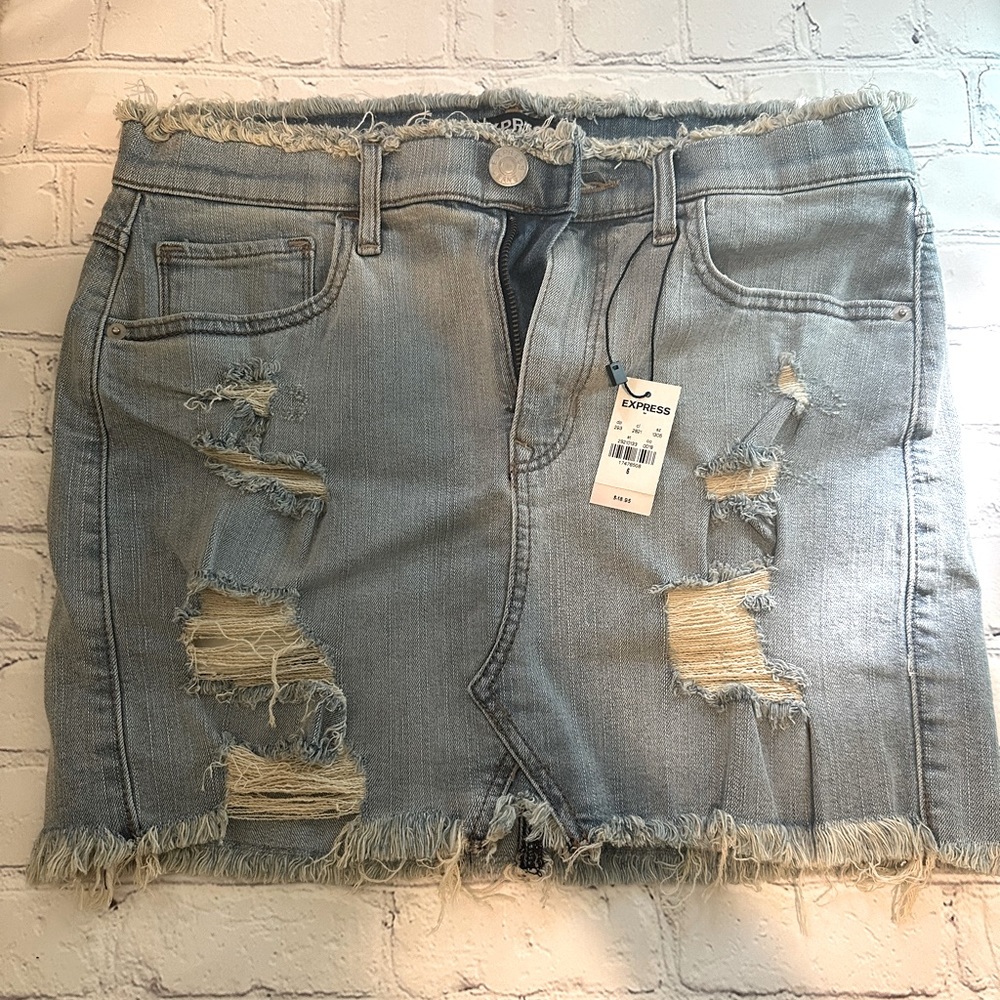 Express Jean skirt